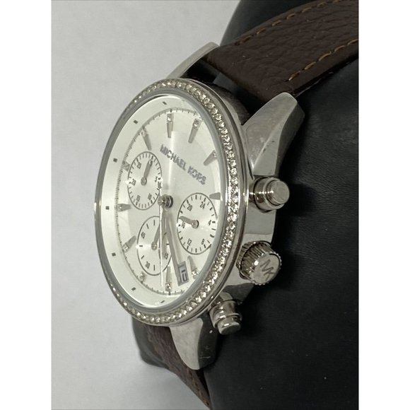 Michael Kors Ritz MK6428 Women\'s Brown Leather Ana main image 12